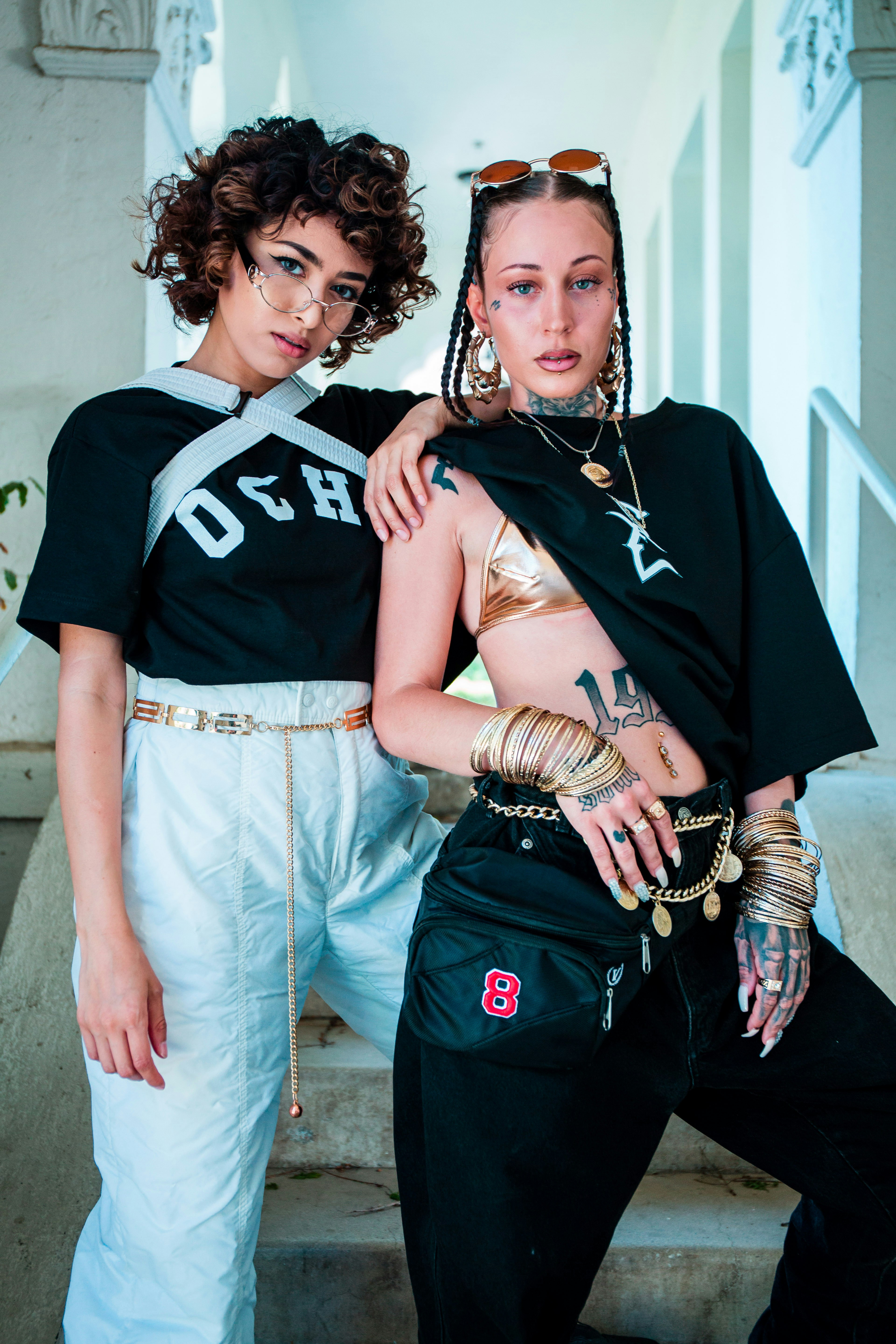 Distressed Graphic Oversized Tee