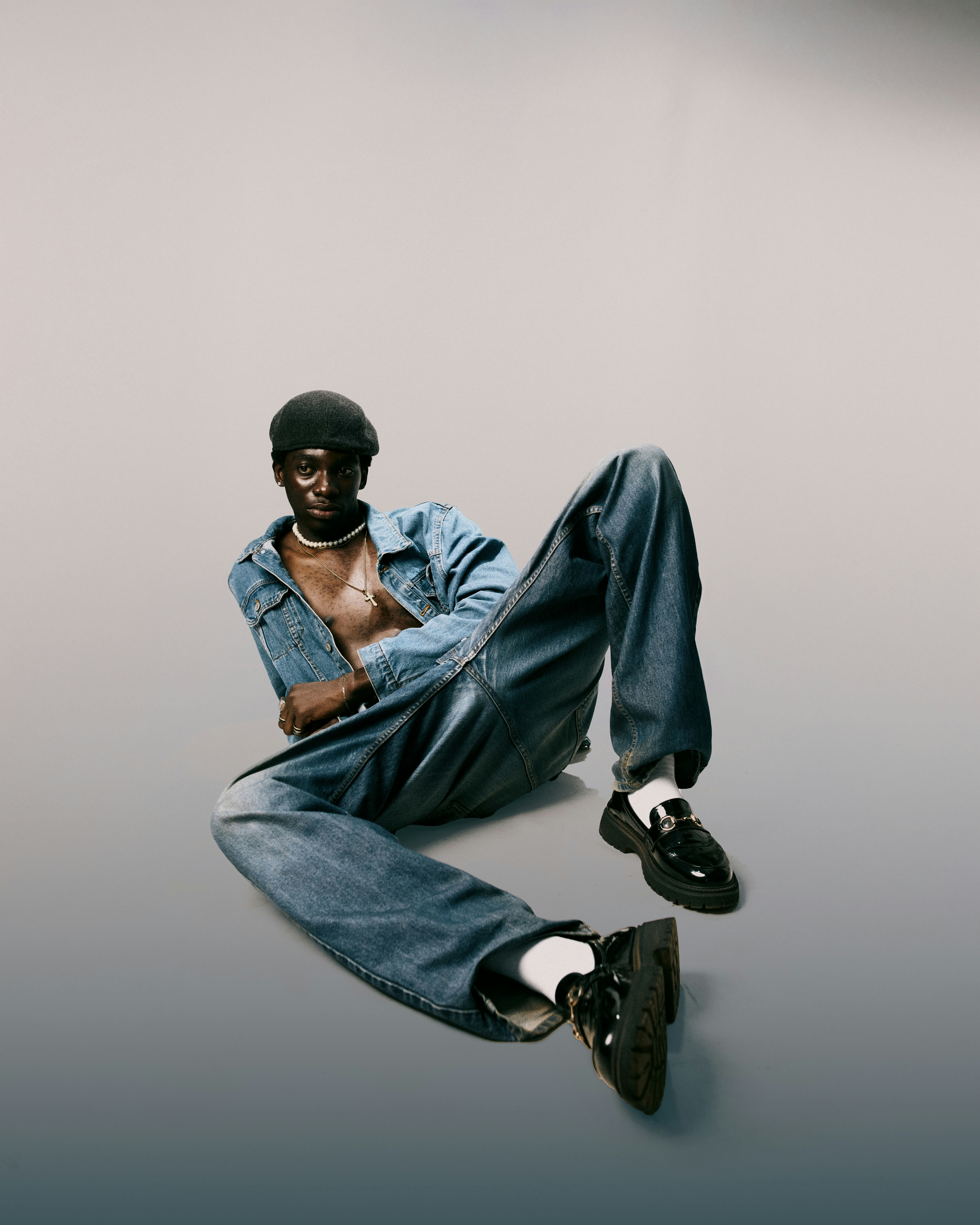 Raw Edge Panelled Cargo Trouser alternate view